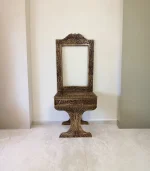 Maraş El Oyma Hayat Ağacı Dresuar – 80x45x85 cm Ayna Dahil Ceviz Ahşap Dresuar Takımı - Görsel 8