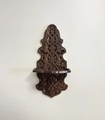 Maraş El Oyma Büyük Ceviz Kavukluk – 66x30x25.5 cm Duvara Monte Dekoratif Raf - Görsel 8