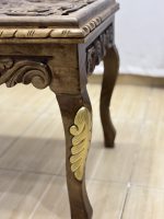 Maraş El Oyma Ceviz Orta Sehpa – 95x50x45 cm Kapaklı Kilitli Sehpa | Natural Model - Görsel 11